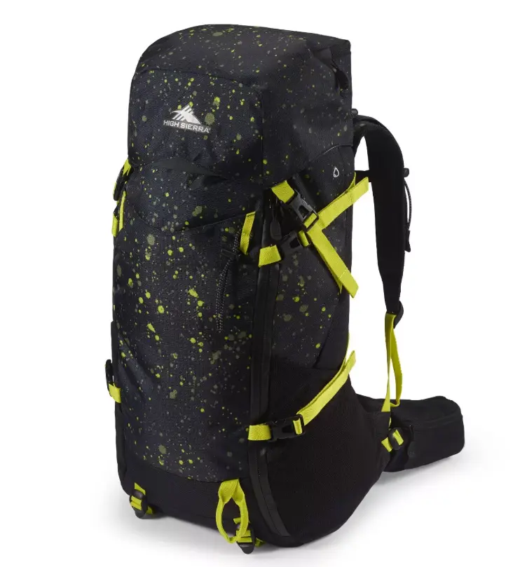 תיק גב High Sierra Pathway 2.0 – נפח 50L | דגם Splatter Print