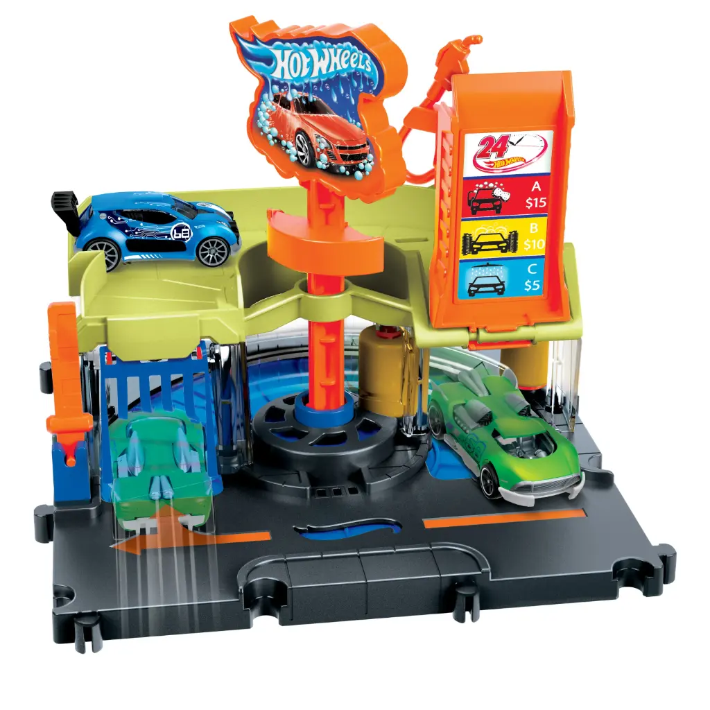 סט שטיפת רכבים Hot Wheels™ City – כולל רכב