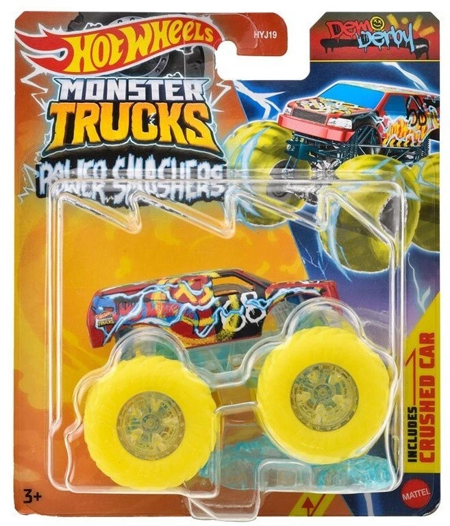 Hot Wheels® Monster Trucks Power Smashers – עוצמה, צבע ותרסקות בלי הפסקה!