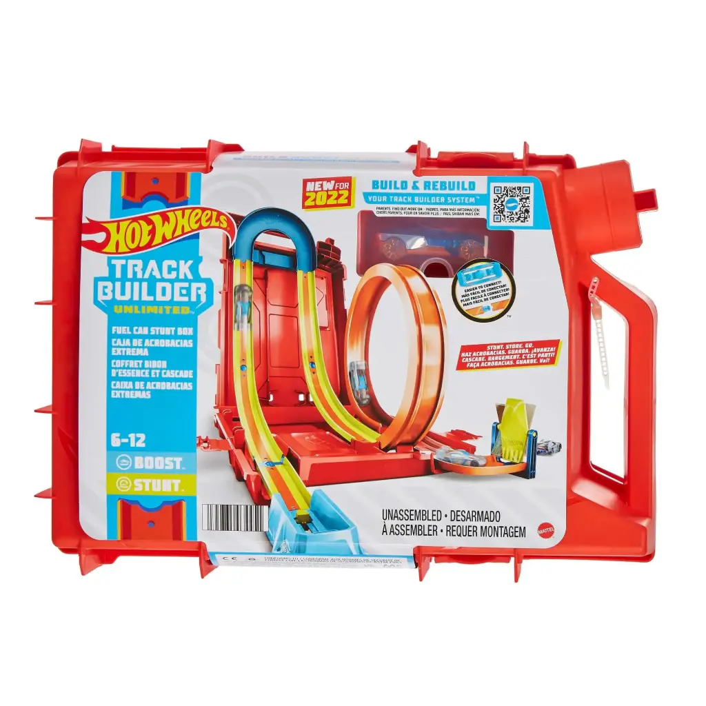 ערכת פעלולים Hot Wheels® Fuel Can – בנייה, אחסון ואקשן בקופסה אחת!