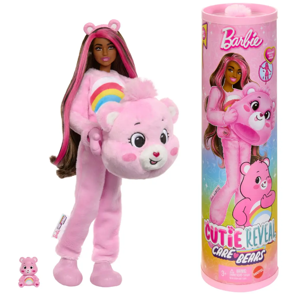 Barbie Cutie Reveal x Care Bears – 10 הפתעות של רוך, צבע ודמיון!