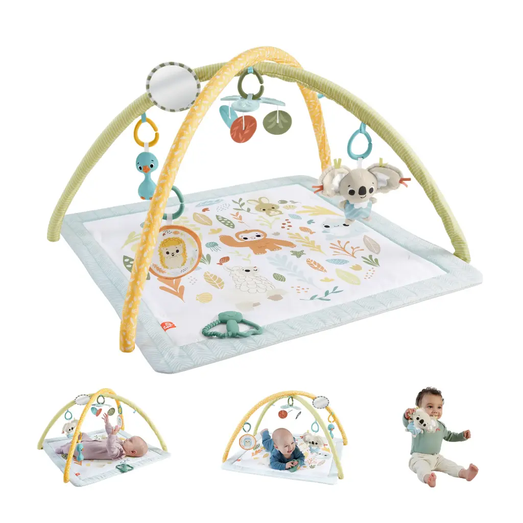 Fisher-Price® Simply Senses – משטח פעילות צבעוני ומתכוונן לגיל הרך