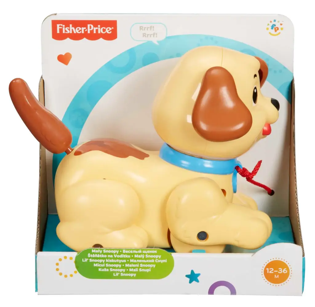 Fisher-Price® Lil' Snoopy – הכלבלב הראשון שלי