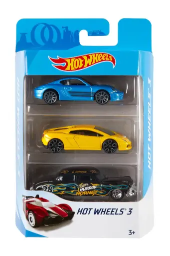 [02490736] סט 3 מכוניות Hot Wheels – אקשן, דמיון וסטייל במהירות שיא!