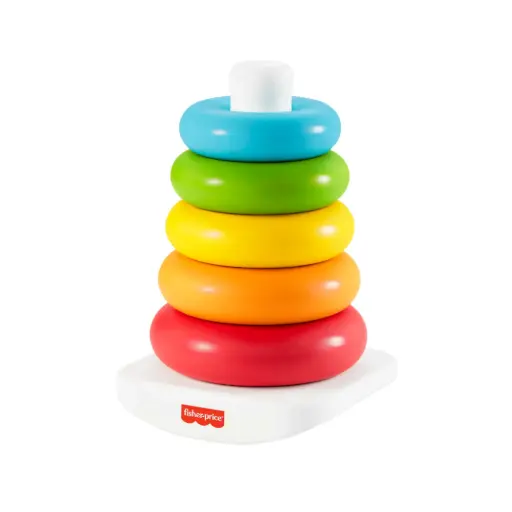 [02496286] Fisher-Price® Rock-a-Stack® – מגדל הטבעות הראשון שלי